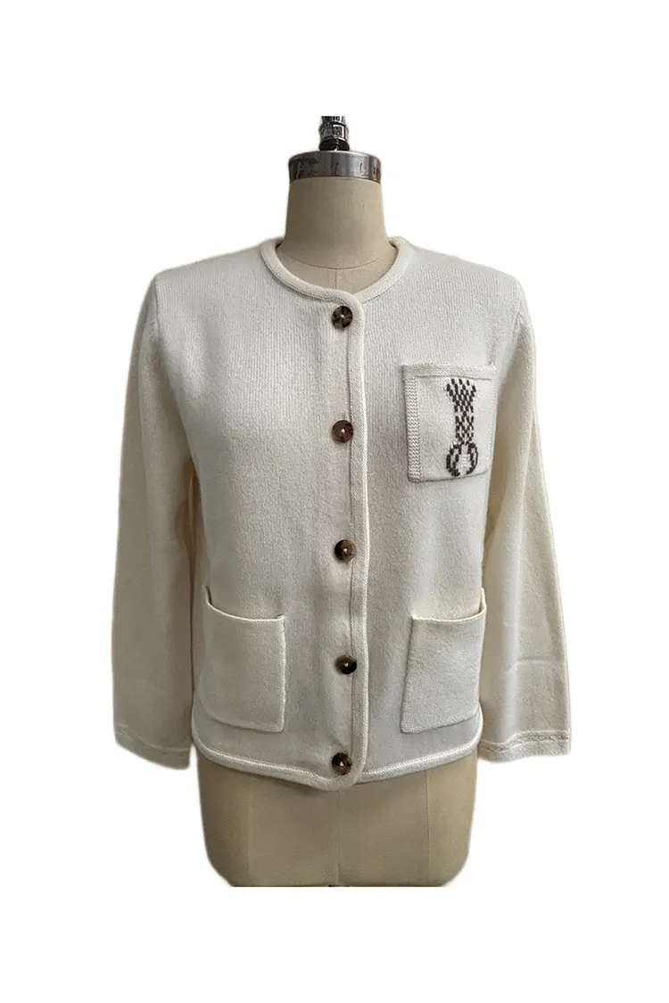 レディース クロップド カーディガン セーター